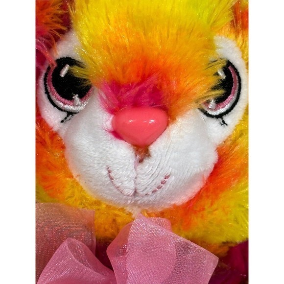 EASTER RABBIT 11" Neon Tie Die PUBLIX Plush Stuffed Animal Bright - Picture 2 of 5